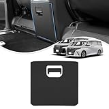 Cartist アルファード40系 ヴェルファイア40系 Executive Lounge専用 キックガード リアセンターコンソールボックス用 フットサイド ALPHARD VELLFIRE 40系 2023年6月～現行 後部グローブボックスガード 保護カバー 汚れ防止 キズ防止 蹴り防止 アクセサリー 内装パーツ カスタムパーツ PUレザー 2PCSセット（ブラック）