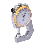 Demiawaking 革厚ゲージ 測定ツール 厚み測定器 レザー 測量工具 0~10mm