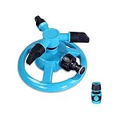 amzmonnsuta 360度　スプリンクラー　自動回転式　庭・芝生・園芸・散水　用具　ガーデンニング　 散水目安<br>