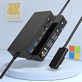 【2025新モデル】マイクロソフト Surface ドック Surface Dock トリプルディスプレイ(4K HDMI*2+VGA), Surface ドッキングステーション Surface Pro 12/11/10/9/8/X/7/6/5/4/3, Surface Laptop 7/6/5/4/3/2/1,Surface Laptop Go 3/2/1,SurfaceBook3/2/1に対応