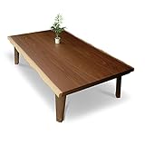 座卓 BAGELベーグル 120cm 長方形 幅120cm 奥行80cm 高さ37 41cm ウォールナット 皮付き突板 ブラウン 長方形 継ぎ脚付き 座卓 ヒーターなし 洋室 和室に合う座卓 レトロ 北欧風ジャパニーズデザイン リビングテ