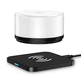 CHOETECHワイヤレス充電夜間ライトキット、ワイヤレス充電器、調光機能付きタップコントロールマルチカラーLED雰囲気ランプ(アダプタは含まれません