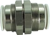 [3137511]チヨダ　ファイブＳＵＳバルクヘッドユニオン　白　１２ｍｍ FS1200BUW