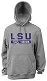 NCAA LSU TigersメンズPro重量カレッジロゴフリースパーカー L ホワイト