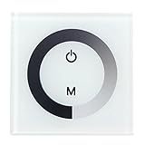 single color touch panel dimmer wall switch controller for