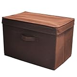 東洋ケース インナーボックス カラーボックス対応 よこ型 ふた付き 幅38×奥行25cm  ブラウン CB-YF-BR