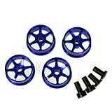 イーグル模型 ミニ四駆用 6スポークホイール中径 #MINI4-W024-BL