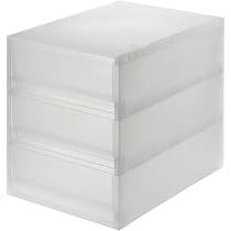 Amazon｜無印良品 ポリプロピレン 小物収納ケース 引出3段 83831981