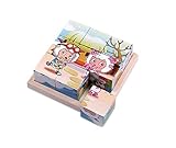 簡単木製Building Blocks乳児と幼児のため、9 pcs Pleasant Goat