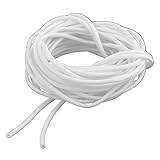 uxcell ケーブル・マーカー　マシン・ワイヤー　PVC　ホワイト　整理　チューブ　3mm内径