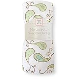 スワドルデザインズ SwaddleDesigns マーキゼット 軽量 ガーゼ おくるみ - モッドサークルオンホワイト ブランケット SD-405 敷布団 掛布団 日よけ 出産祝い 春夏秋 エイデンア