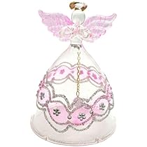 ベティさま専用　天使　エンジェル　天然石置物 Amazon.co.jp: 天然石付き ブルーガラス天使 エンジェル
