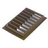 Norwesco 553220 Galvanized Recessed Attic Vent, 12-Inch by 12-Inch [並行輸入品]