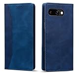 Torske Google Pixel 9a スマホケース ピクセル9a 手帳型ケース Pixel9a ケース Pixel9a カバー グーグルピクセル9aケース 手帳型 内蔵マグネット開閉式 ベルトなし ぐーぐるぴくせる9aケース カードポケット 防水 折り畳み式 横置き機能 便利 Google Pixel 9a ケース 手帳型 携帯ケース (ブルー)