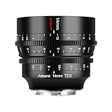 7artisans 14mm T2.9 シネレンズ フルフレーム ビジョンシネレンズ プロフェッショナルシネマレンズ 超広角 マニュアルフォーカス SONY Eマウントカメラ FX3 A7S A7S2 A7S3 A7M3 A1 A9 A7R A7C A6400などに対応 映画、ビデオ、VLOGなどプロの映像制作 動画撮影用 (E-mount)
