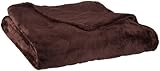 Northpoint Odyssey Ultra Cozy Plush Blanket クイーン ブラウン 72121