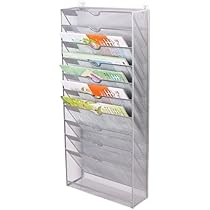 【 ウォールポケット 壁掛け 収納 ラック 】 Amazon.co.jp: Wpunwen 壁掛けラック 書類収納 収納ラック 金属8