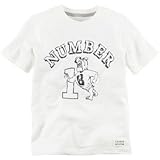 カーターズ Carter's/ バーシティグラフィックティ ホワイト トップス半袖Tシャツ 5歳【並行輸入】
