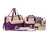 SOHO Collections, 10 Pieces Diaper Bag Set *Limited time offer* (Lavender with Elephant) by SoHo Des