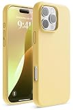 【elago】iPhone 16 Pro Max ケース シリコン 耐衝撃 スマホケース 指紋 防止 サラサラ シリコンケース [iPhone16ProMax アイフォン 16 プロマックス 対応 携帯ケース] iPhone 16Pro Max Case SILICONE CASE イエロー