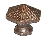 ミッションand Hammered 1.50 "キャビネットノブ 1.5 Inch A1432-RSTBRZ 1