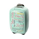 クリエイティブファッションLettersスーツケースPiggy Bank Saving Moneyランダム配信GreenB