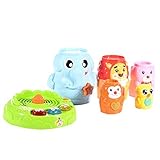 Acefun Animals Circus Stacking Toy with Music Sound and Light Baby Electronic Learning Toys [並行輸入品]