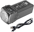 Nitecore Tup グレー 1000ルーメン 充電式キーチェーン EDC 懐中電灯 LumenTac充電ケーブル付き