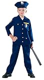 子Police Officer Costume (詳しく製品詳細をアクセサリー) S マルチカラー