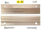 OOK 55310 Hangman 60-Pound 7-Piece French Cleat Picture Hanger with Wall Dog Mounting Screws [並行輸入品]