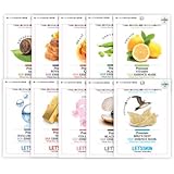 Dermal ダーマル Lets Skin レッツスキン EGF配合 プレミアムフェイスマスク 黒真珠 コラーゲン プラセンタ カタツムリ ヒアルロン酸 ローヤルゼリー Q10 ビタミン アナツバメ巣 ゴールド 10種10枚 計100枚セット
