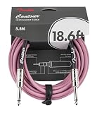 Fender フェンダー Contour 18.6ft（約6m） Cable Burgundy Mist ギターケーブル