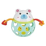 gloglow【パック2 Catching手のボールベビーソフトTeether Rattle Ball Shaker BellグラブSensoryスピンおもちゃ幼児教育Cartoon Animal G