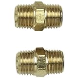Campbell Hausfeld mp2118オスカップリング1 / 4-in npt-m to 1 / 4-in npt-m ( 2 PK )