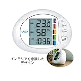 熱中症計付き温湿度計 温湿度・時計・暑さ指数 PC-7900GT 佐藤計量器
