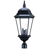 Acclaim 5208BK Richmond Collection 3-Light Post Mount Outdoor Light Fixture, Matte Black [並行輸入品]