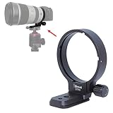 iShoot リング式三脚座, 金属のレンズ 襟 サポート マウント リング Sony 70-400mm F4-5.6 G SSM (SAL70400G)とSony 70-400mm F4-5.6 G SSM II (SAL70400G2)のために―Arca-Swiss規格のクイックリリースプレート付き