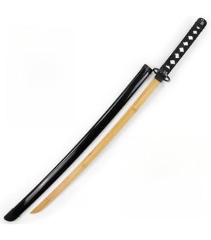 Amazon | 鞘付き手作り木刀、居合道刀、刀の練習、パーティー、展示