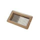 JR Products (02-28955) Brown 4" x 8" Metal Undampered Floor Register [並行輸入品]