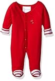 NCAA Wisconsin Badgers幼児ストライプFootedクリーパー、Preemie、レッド