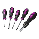Cala Tools KDE5SDS Screwdriver Set, Pink, 11-Piece [並行輸入品]
