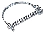 The Hillman Group 58528 1/4 x 2-Inch Round Loop Wire Lock Pin, 4-Pack [並行輸入品]