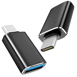 USB Type C to USB 変換アダプタ 【 USB 3.0 5Gbps高速データ転送 】 OTG対応 USB C 変換アダプタ【二個セット】 タイプC USB-A OTG対応 MacBook, iPad Pro, Sony Xperia XZ/XZ2, Samsung などタイプc多機種対応 (USB A (メス)-Type C (オス)