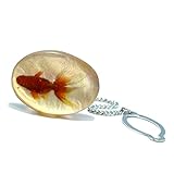 金魚 タイタックピン 白蝶貝 & レジン