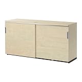 IKEA(イケア) GALANT バーチ材突き板 60206526 キャビネット 引き戸付、バーチ材突き板