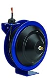 Coxreels P-WC13L-3504 Spring Rewind Welding Cable Reel: 35' 4GA cable capacity, less cable by Coxree