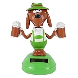 Plastic Solar-Powered Automatic Swing Shake Head Car Interior Trim Vary Style Animal Toys Dashboard 