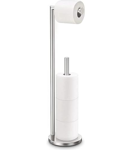 Amazon.co.jp: simpletome トイレットペーパーホルダー 自立式 重型