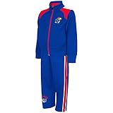 Toddlers NCAA Kansas Jayhawksスウェットシャツトラック、パンツコンボセット(チームカラー)