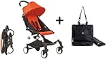 BabyZen YoYo Stroller - White/Red + Babyzen Premium YoYo Travel Bag, Black by Baby Zen [並行輸入品]